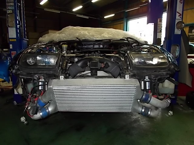 Ｚ３２　前置きインタークーラー　取り付けの巻