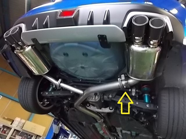 VABにフジツボ　サウンド＆パワーコントロール機能付きマフラーを取り付けました。