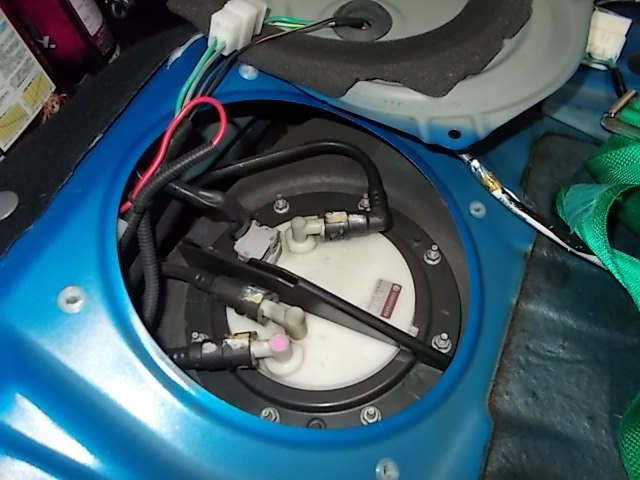 GRB フューエルポンプ交換　＆　セッティング
