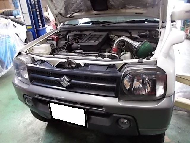 ジムニー　JB23W　タービン交換　