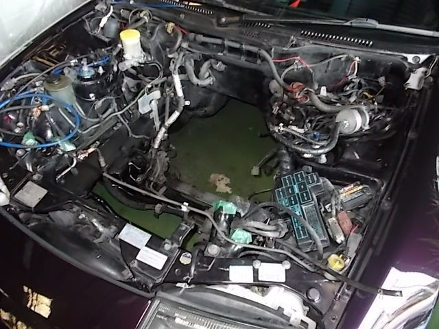 Z32 エンジン脱着