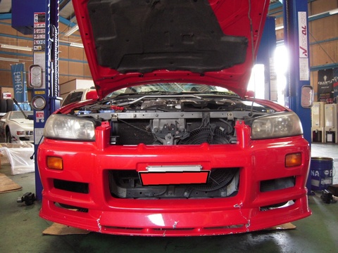 ER34 前置きインタークーラーキット取り付け編