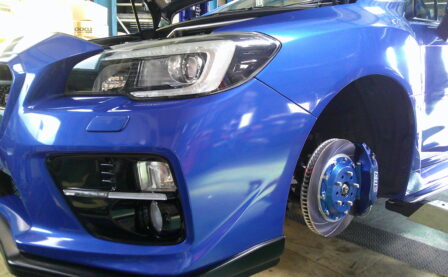 VAB  ENDLESS 6POT&Racing4 セット取り付け