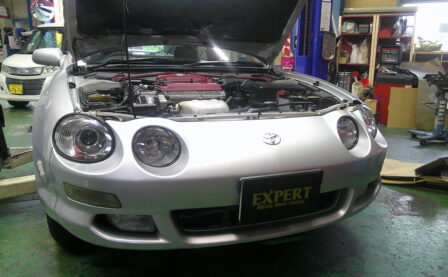 ST202セリカ　ブローバイホース交換　